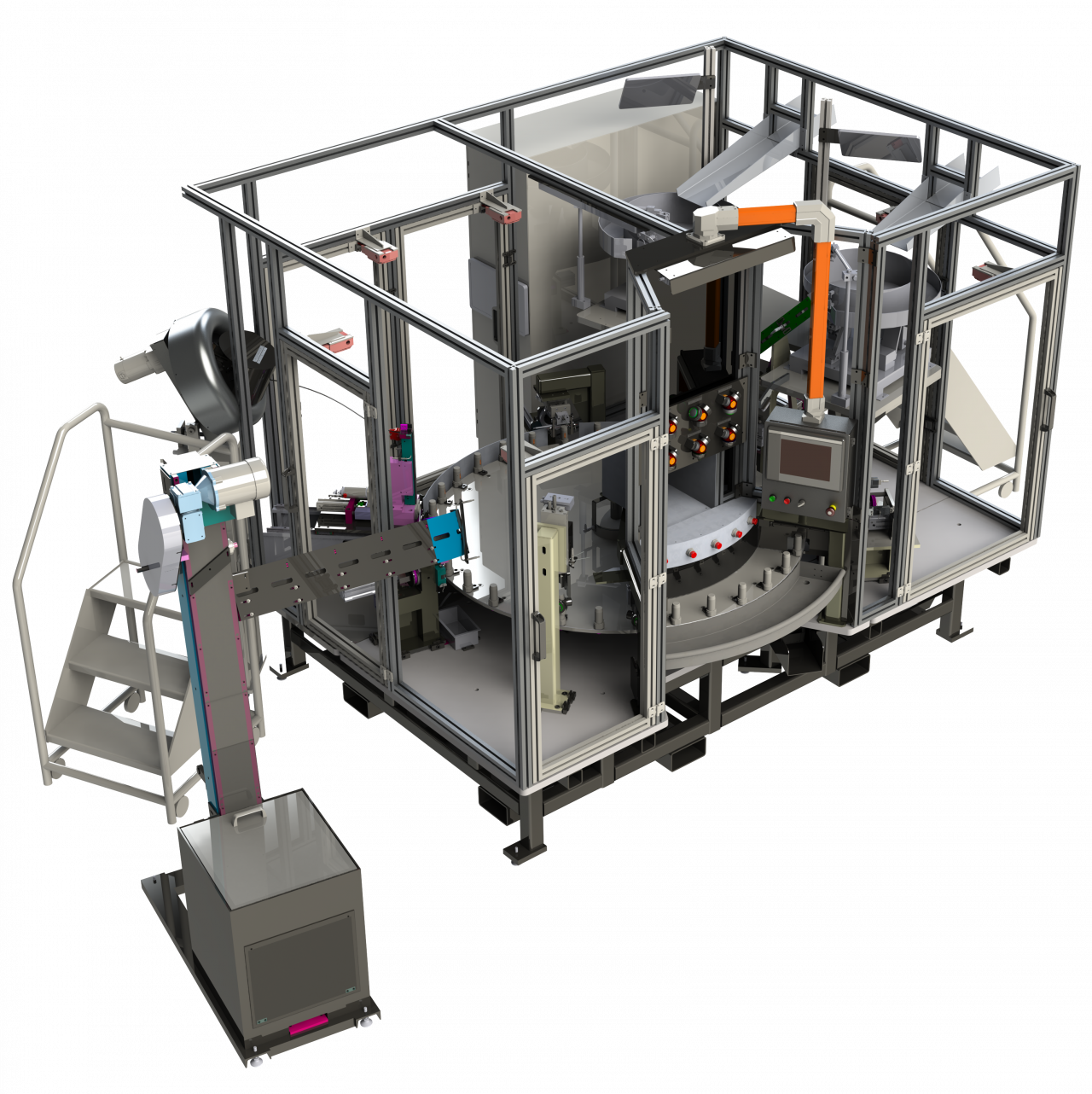 Custom automated assembly cell designed by ADS