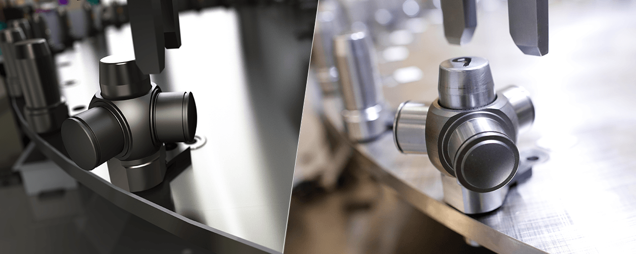 Custom automated assembly machine designed by ADS